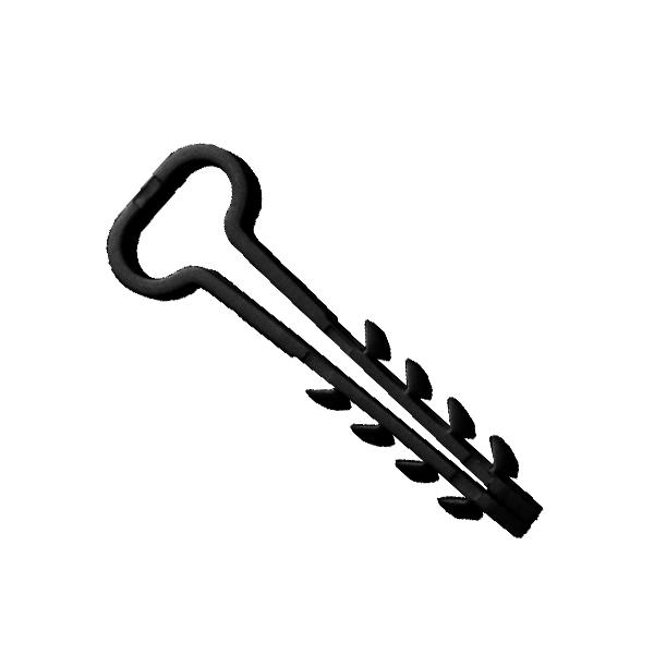 Фото товара Дюбель-хомут для плоского кабеля 6-12мм черн. (уп.100шт) TOKOV ELECTRIC TKE-DH-6-12-PK-C05