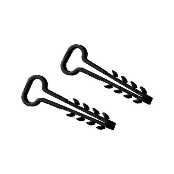 Фото товара Дюбель-хомут для плоского кабеля 5-8мм черн. (уп.100шт) TOKOV ELECTRIC TKE-DH-5-8-PK-C05