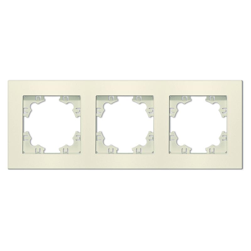 Рамка 3-м Афина универс. сл. кость (ivory) A0045-I