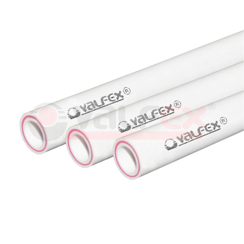 Фото товара Труба армированная стекловолокном SDR 7.4 PN20 ф40х5.5мм (20) штанга 2м VALFEX 101050402