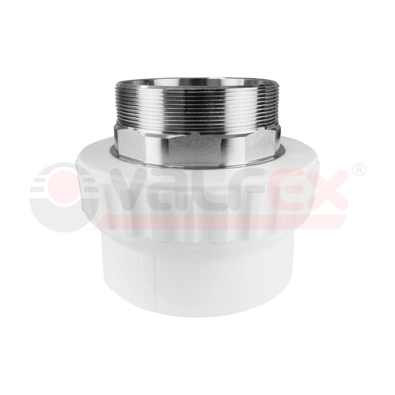 Фото товара Муфта переходная с наружной резьбой 50х1 1/2дюйм под ключ (12/4) VALFEX 10135050