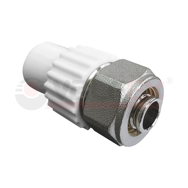 Фото товара Ниппель комбинированный для соединения PPR-PE труб 20х16 (200/50) бел. VALFEX 10142016