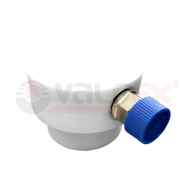 Фото товара Заглушка коллектора с воздухоотводчиком 40 (60/15) бел. VALFEX 10162340