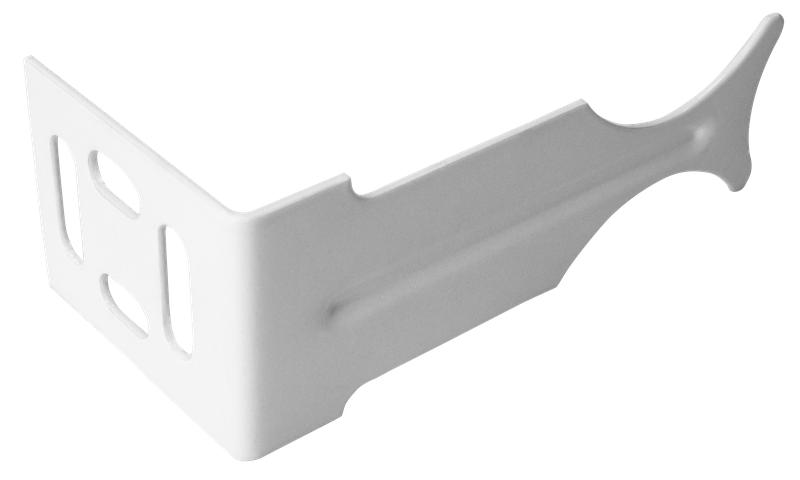 Фото товара Кронштейн угловой универсальный (100шт кор.) бел. 402008080