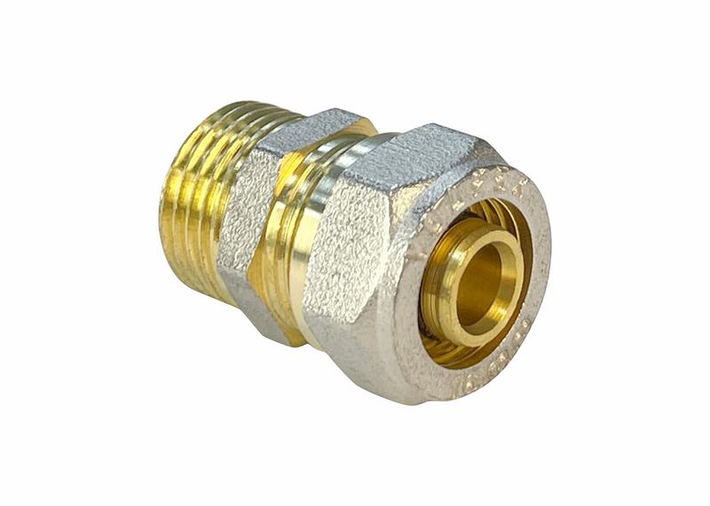 Фото товара Соединитель обжимной с переходом на НР32х1дюйм (100/5) VALFEX VF.301.N.032100