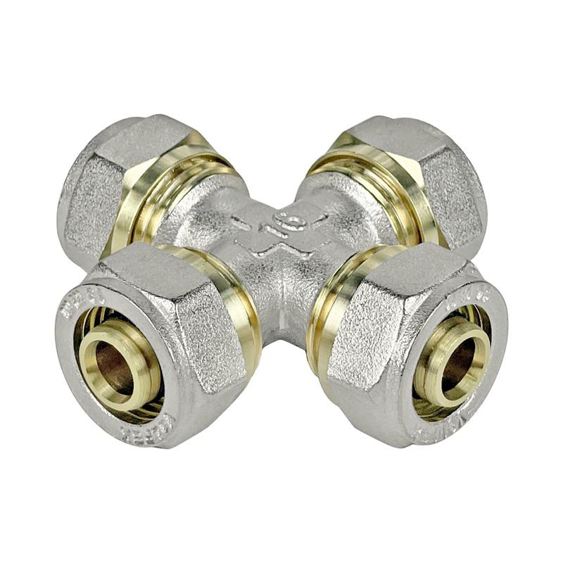 Фото товара Крестовина обжимная 16х16х16х16 (100/5) K VALFEX VF.341.N.161616