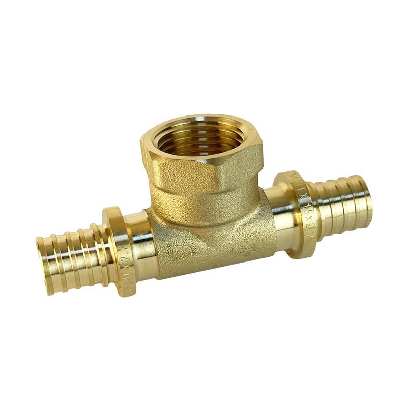 Фото товара Тройник надвижной с переходом на вн. р. 16(2.2)х3/4дюймх16(2.2)(120/5) К VALFEX VF.432.AF.163416