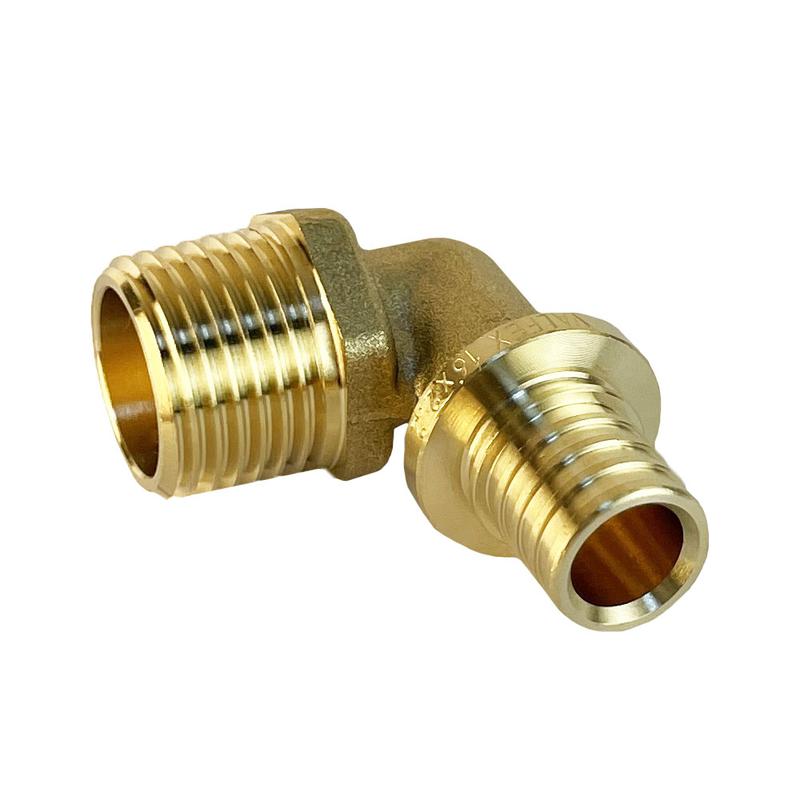 Фото товара Угольник надвижной с переходом на нар. р. 16(2.2)х1/2дюйм(180/10) К VALFEX VF.453.AF.016012