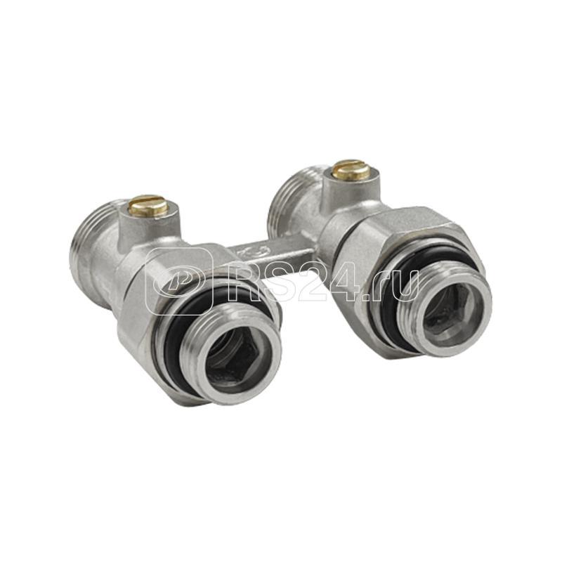 Фото товара Узел прямой для нижнего подкл. рад. 3/4дюйм с компл. адаптеров 1/2дюйм (54/9) К VALFEX VF.345.01.034.012