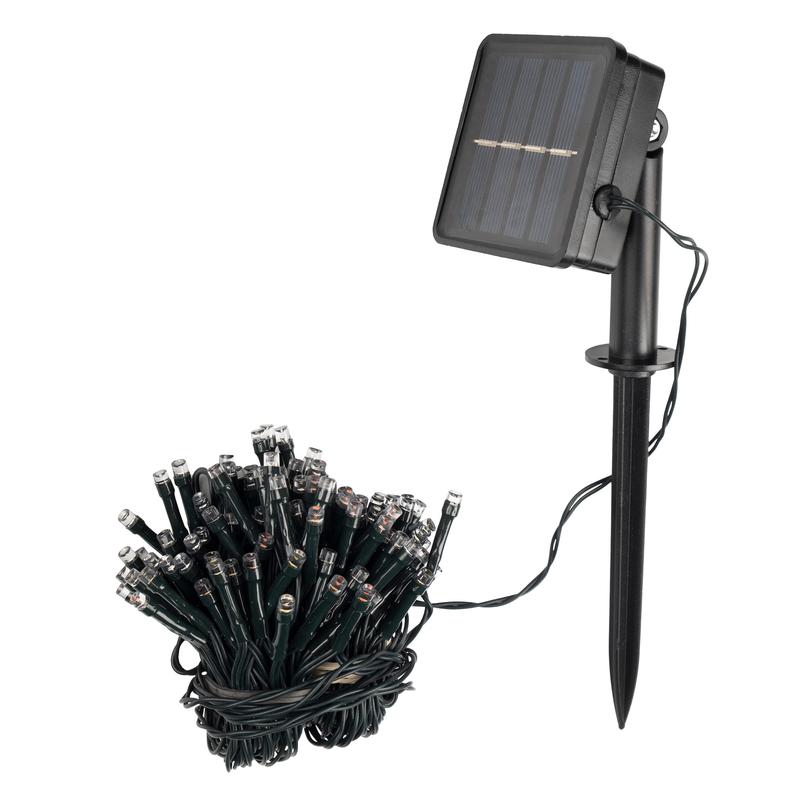 Светильник светодиодный садовый SLR-G01-100M гирлянда 100LED мультиколор с колышком на солнечн. батарее 5033405