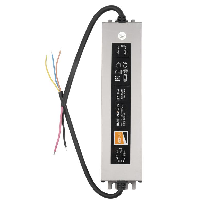 Блок питания для светодиодной ленты 100Вт 4.16А 24В IP67 BSPS влагозащ. метал. 5015579