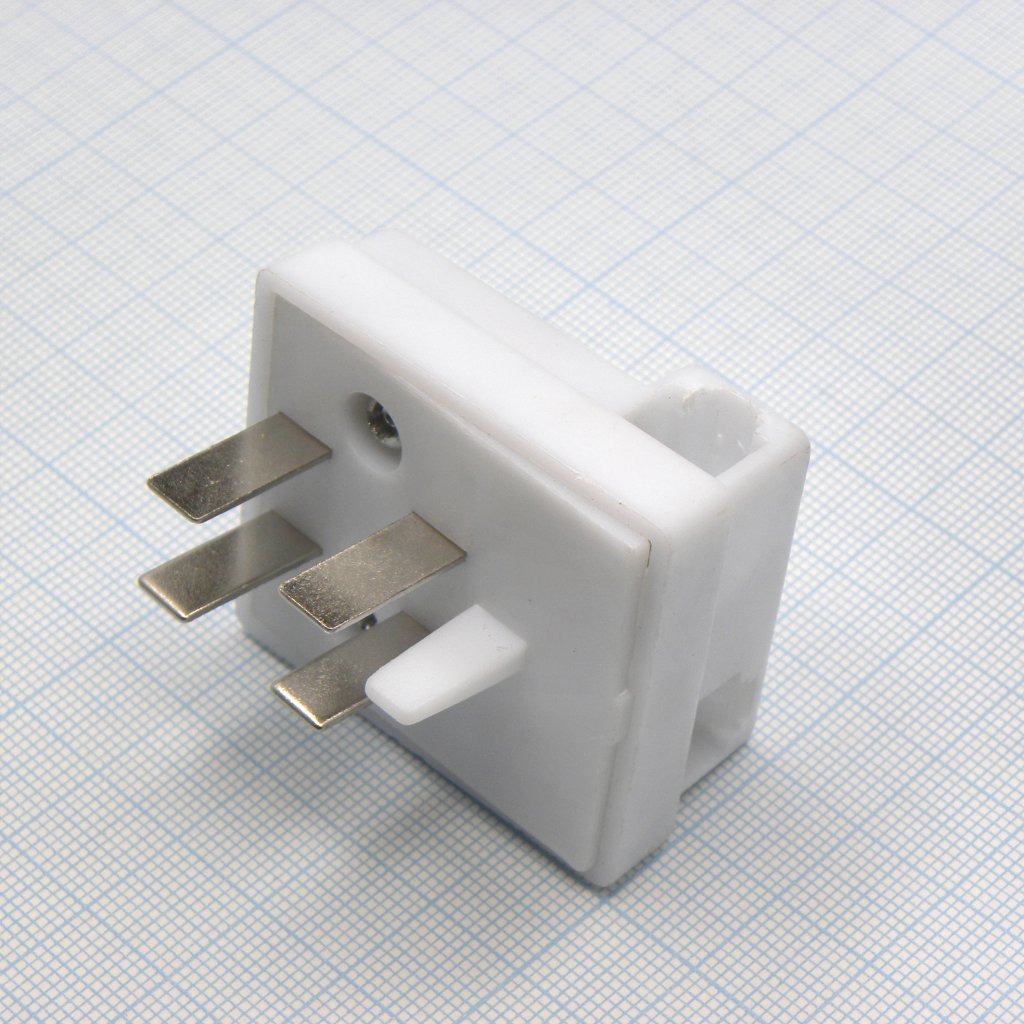 Фото товара тел адаптер вилка*2