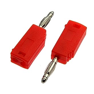 Z027 2MM STACKABLE PLUG RED