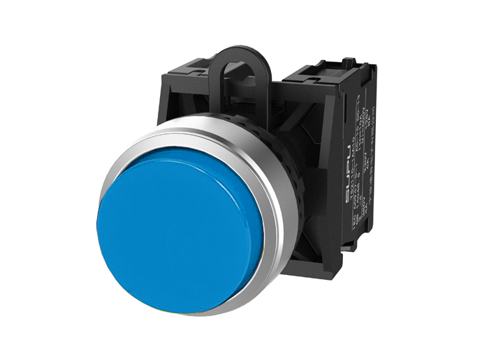 Кнопка выпуклая (синяя) TS2020-0BL40