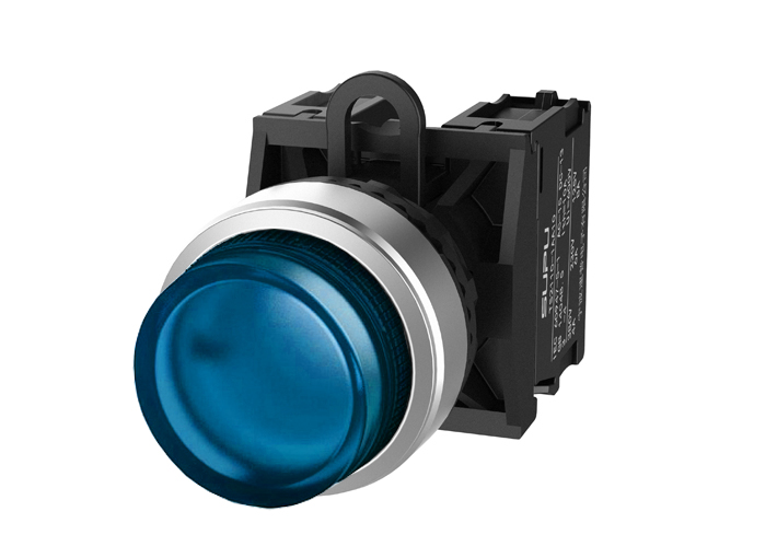 Кнопка выпуклая (синяя) TS2523-0BL40-R10