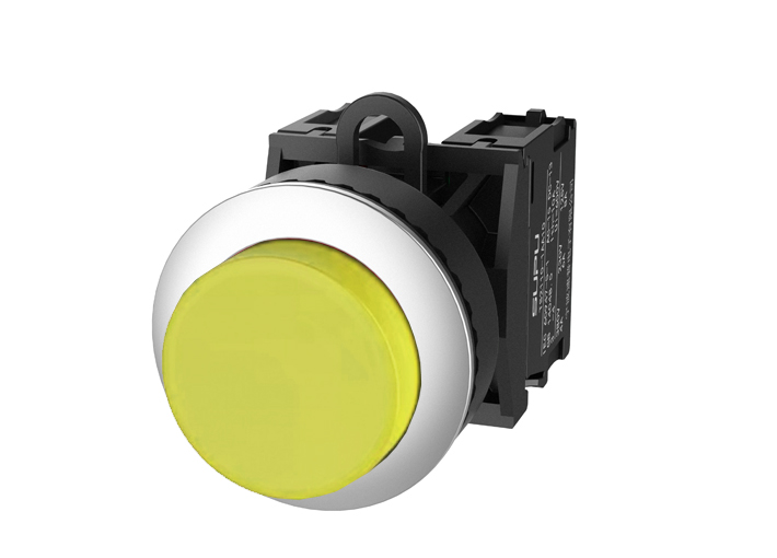 Кнопка выпуклая (желтая) TS2030-0BL30