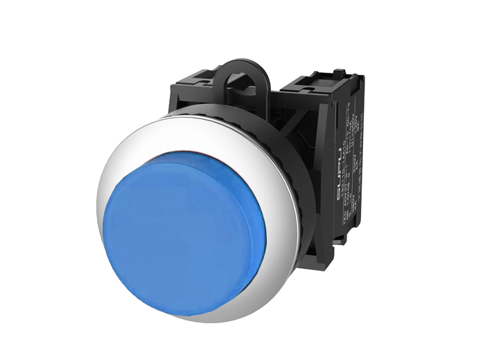 Кнопка выпуклая (синяя) TS2030-0BL40