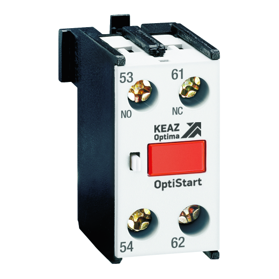 Фото товара Блок контактный OptiStart K-FX-1011 фронтал. 1НО+1НЗ для F-09..(A)F-150 и FR 335320