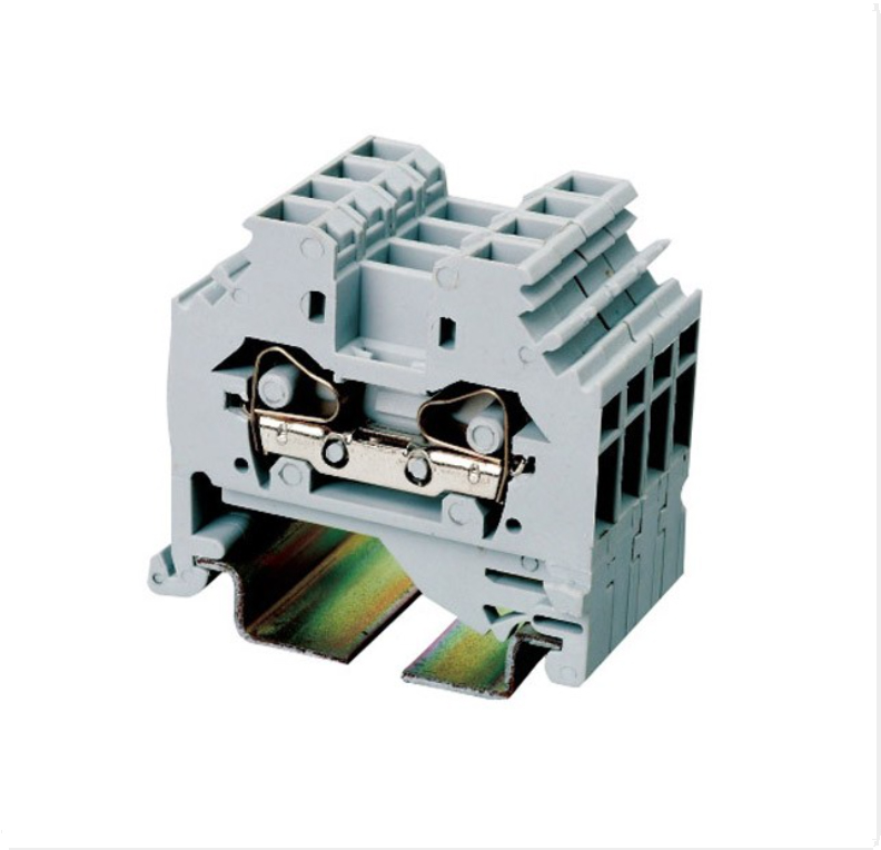 Проходная клемма JUT3-2.5W-GY