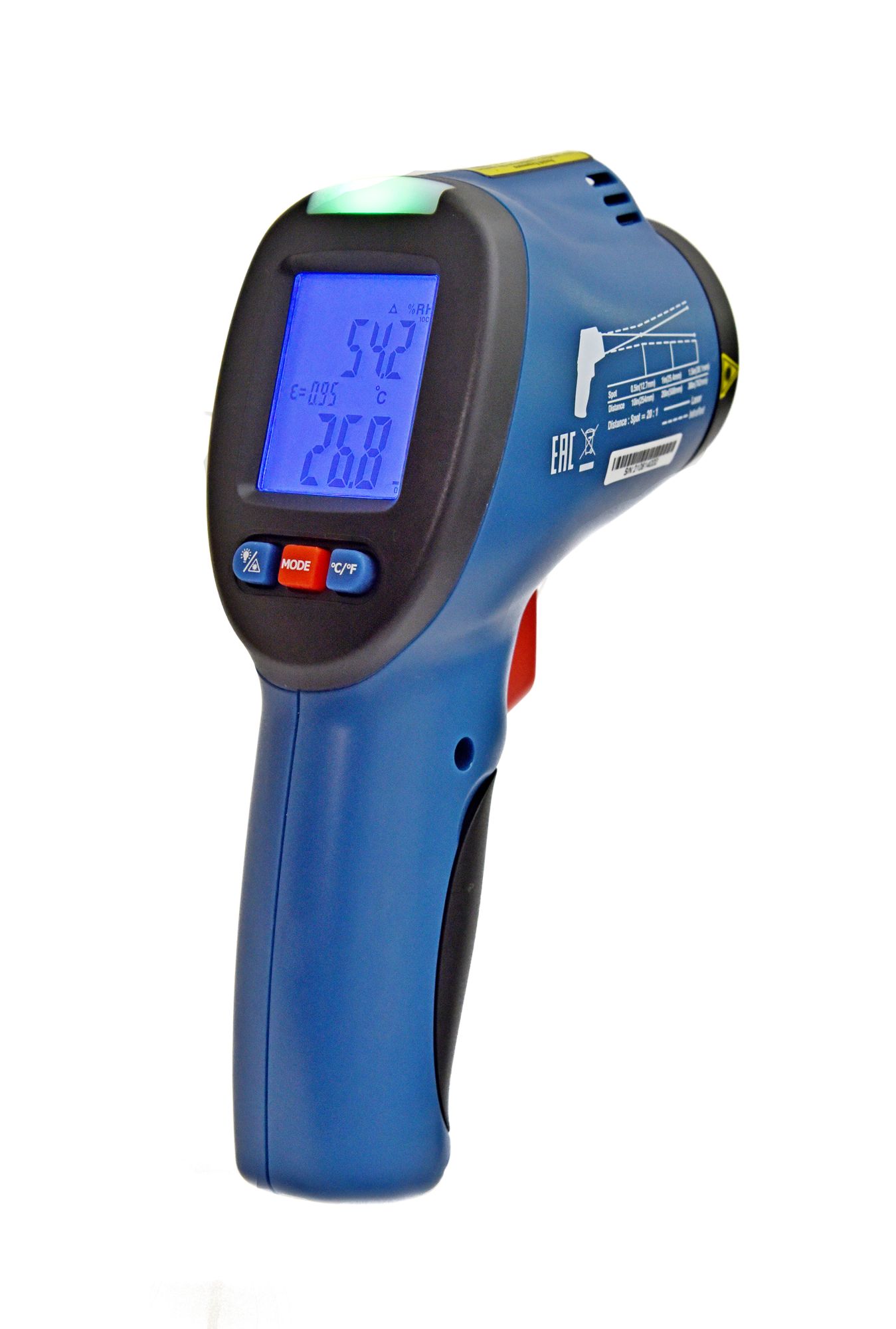 Фото товара DT-8663 Пирометр с измерением влажности