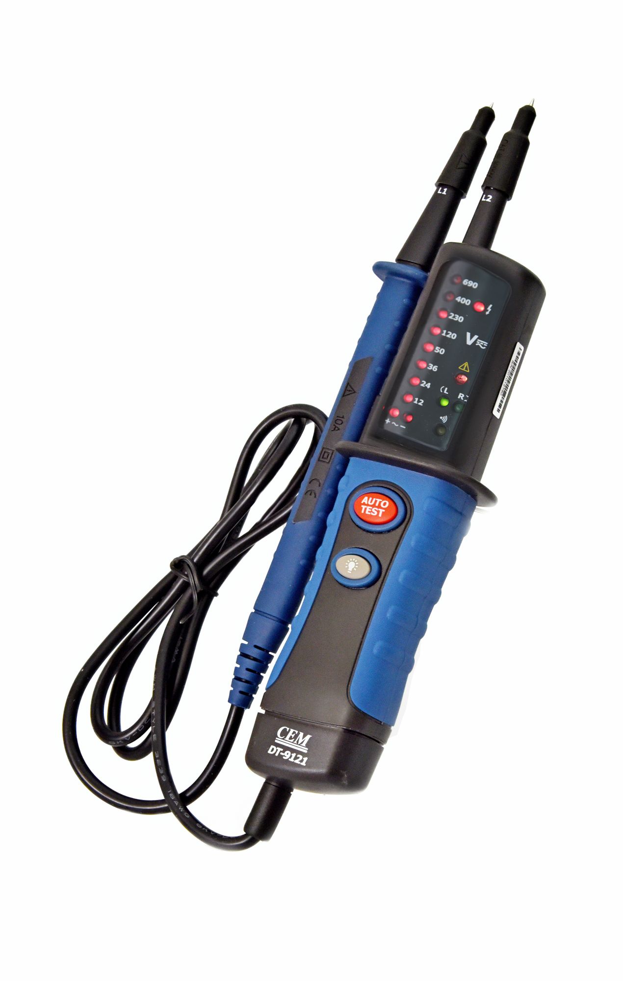 DT-9121 Указатель напряжения и правильности подключения