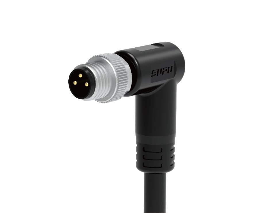 Вилочный разъем с кабелем M8A08Z-MMSRA-UC001B