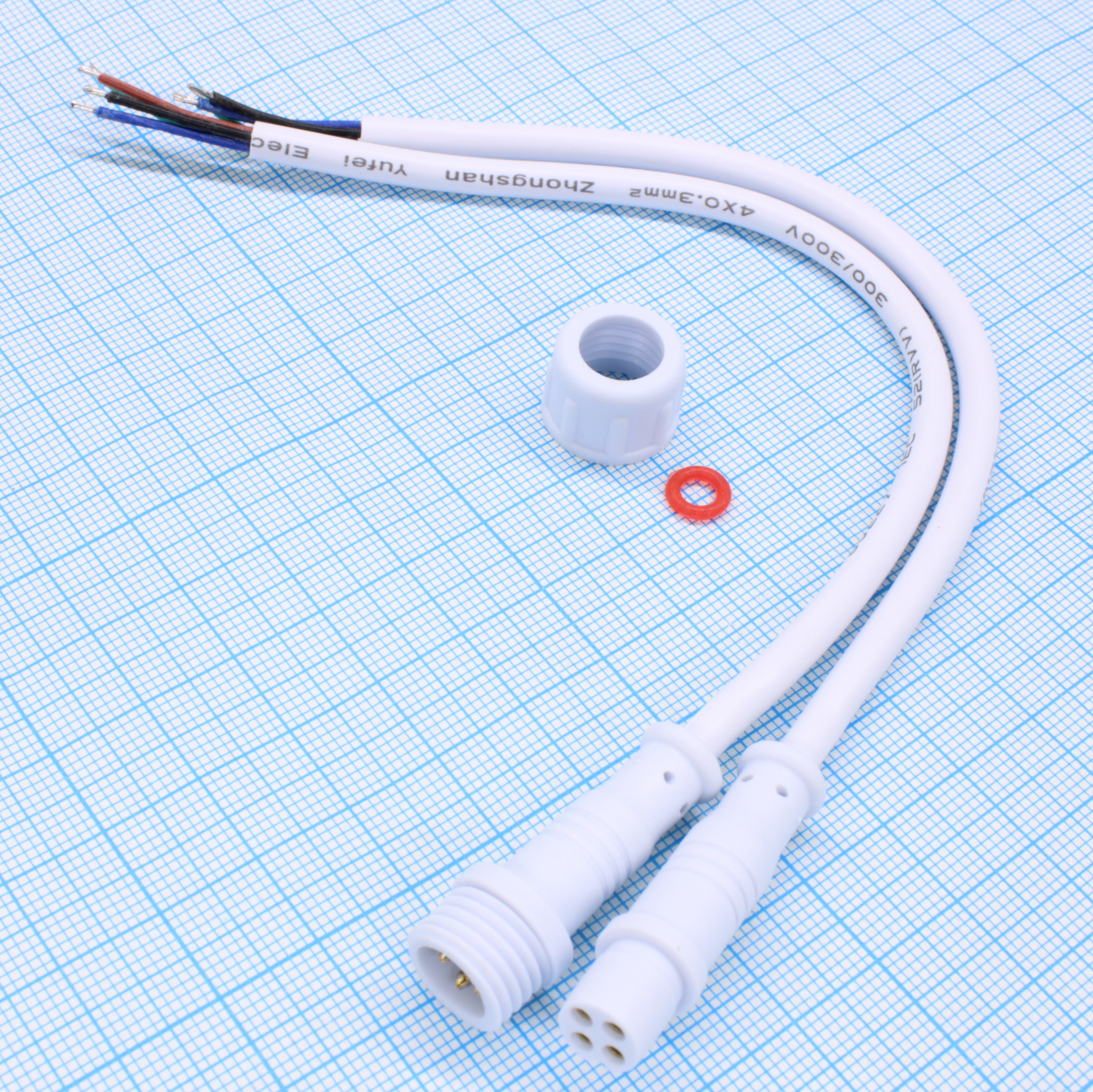 4PIN WP L=40 D=13MM 4*0.3MM2