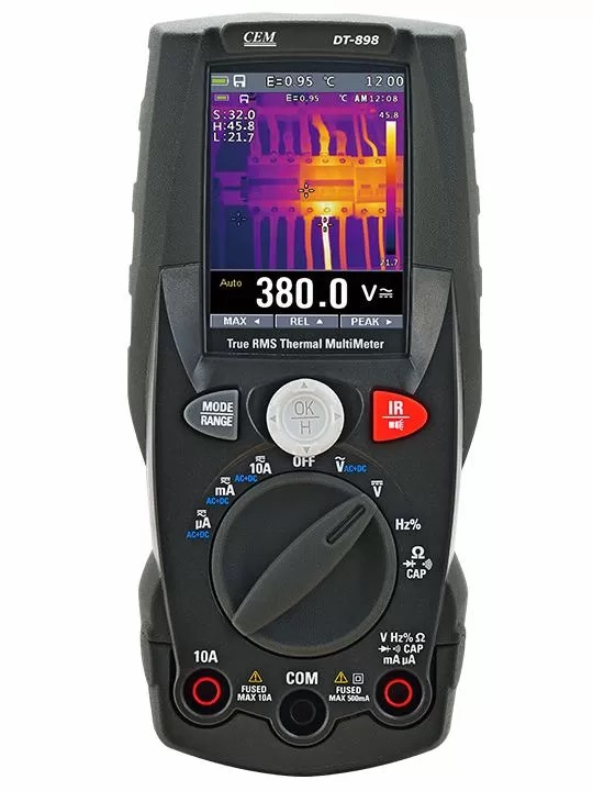 Фото товара DT-898 Мультиметр TRMS с встроенным тепловизором