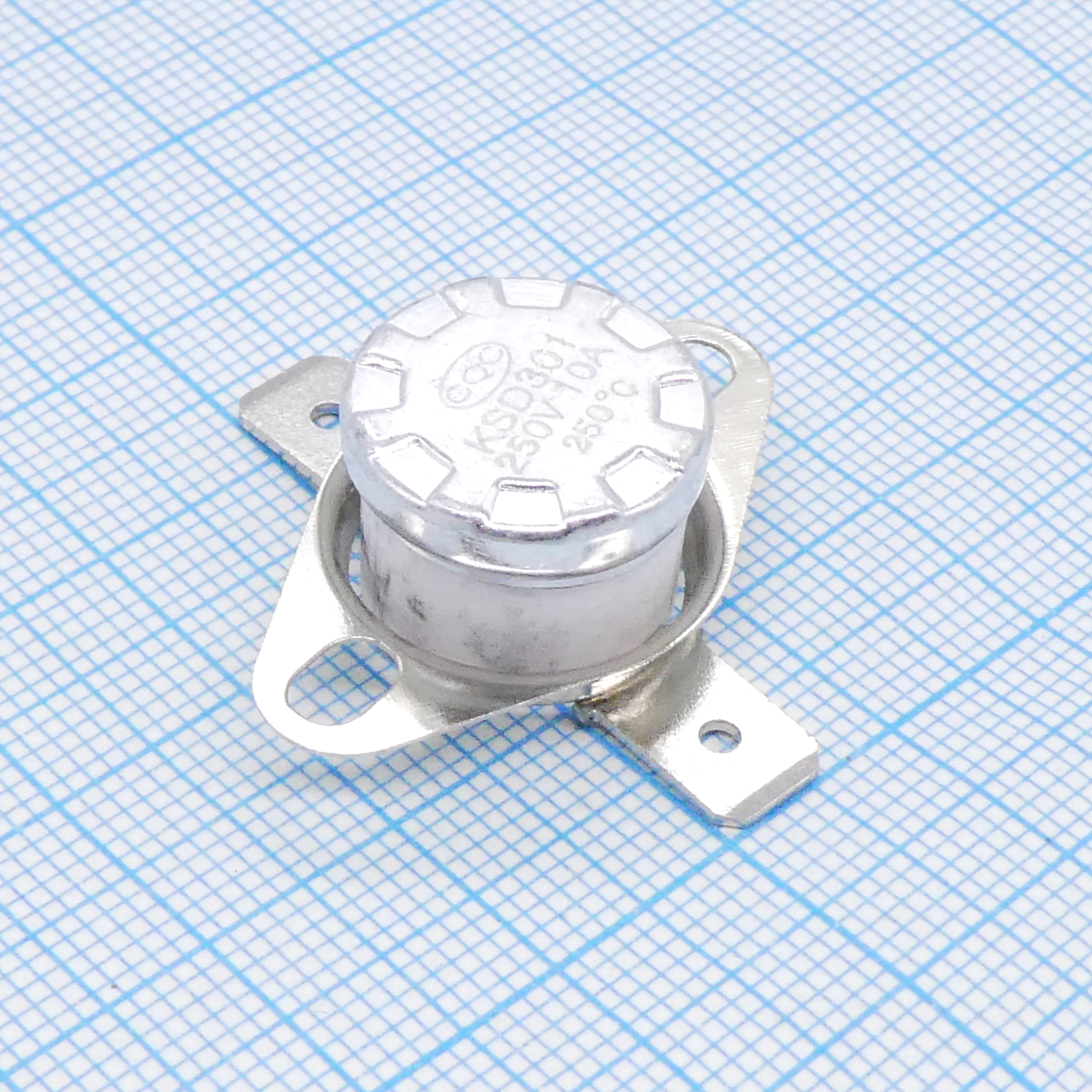 Фото товара KSD301 250°C 10A NC CERA