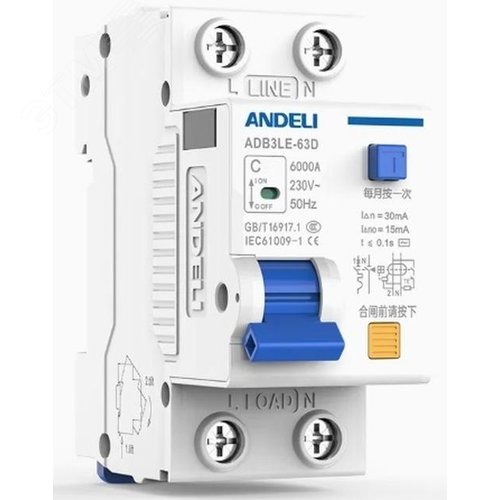ДИФ. АВТ. ВЫКЛ. ADB3LE-63D 1P+N 40А 30MA