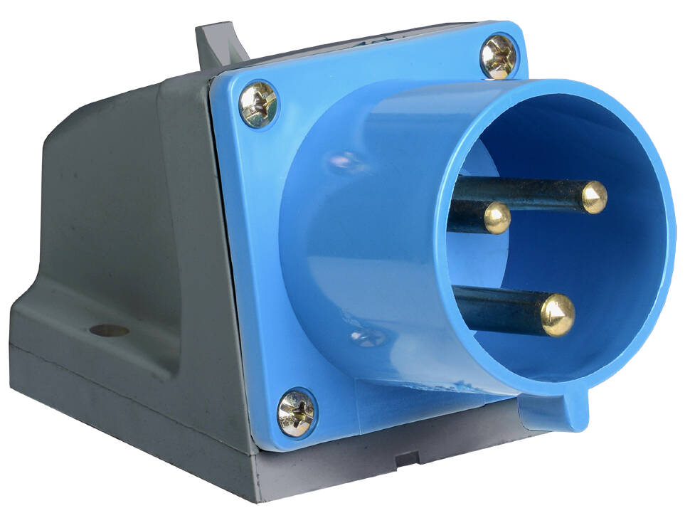 ВИЛКА СТАЦИОНАРНАЯ AM-524 32A 380V~415V