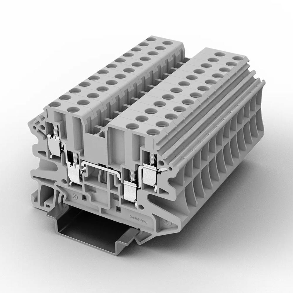 Проходная клемма UUK-2.5/2-2-GY