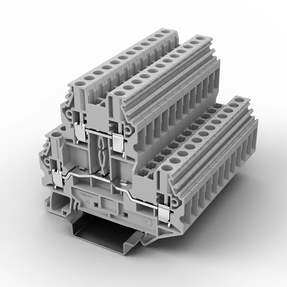 Этажная клемма UUK-2.5/2-GY