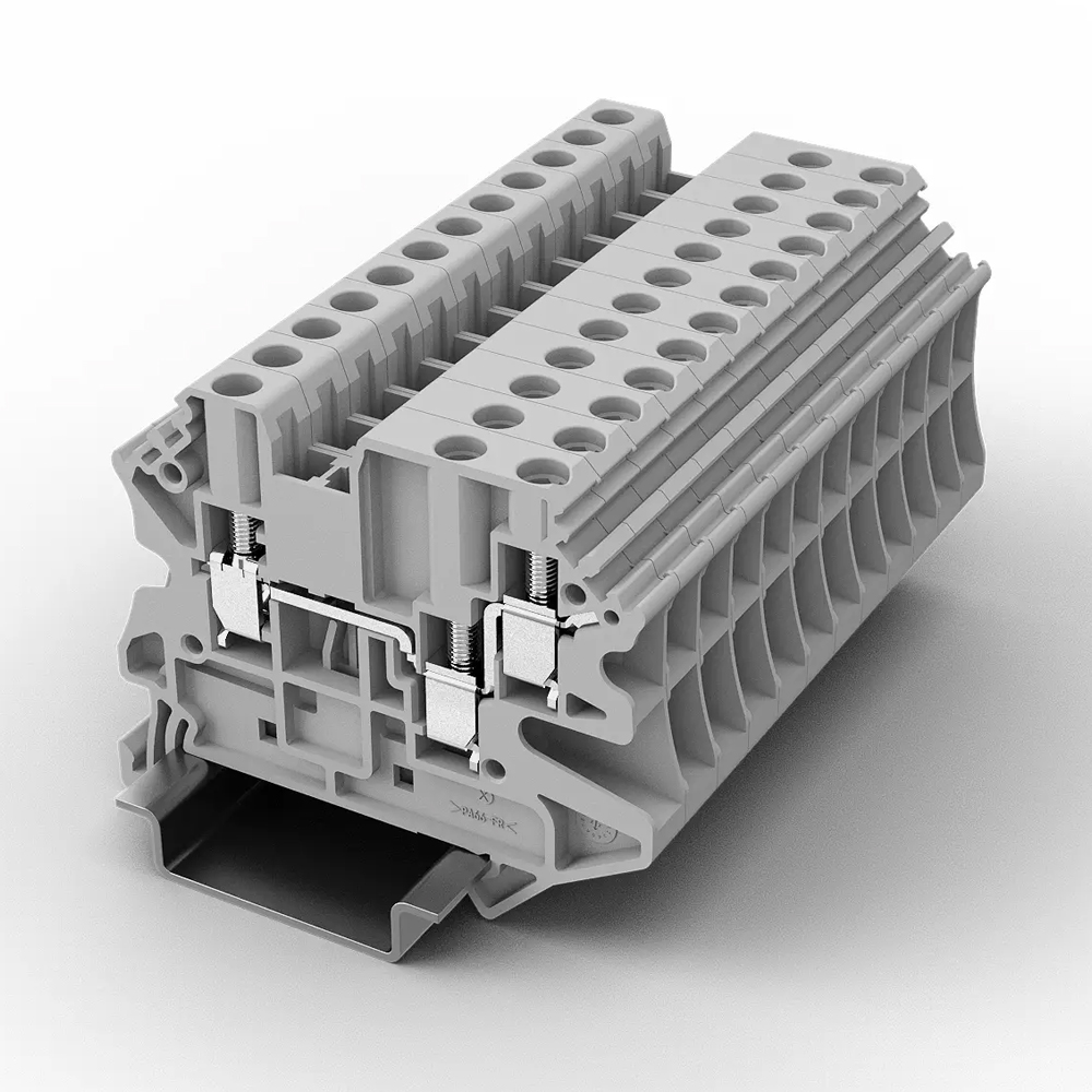 Проходная клемма UUK-4/1-2-GY