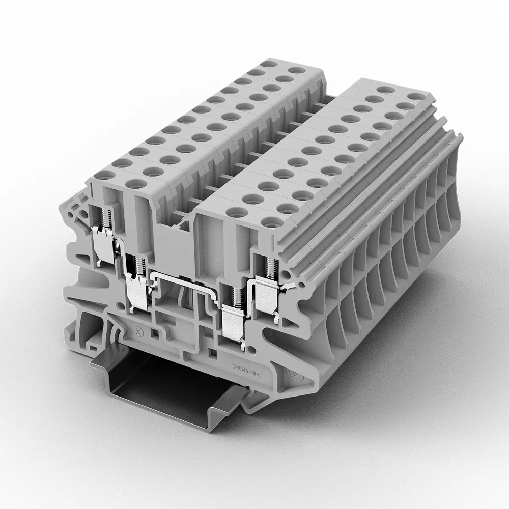 Проходная клемма UUK-4/2-2-GY