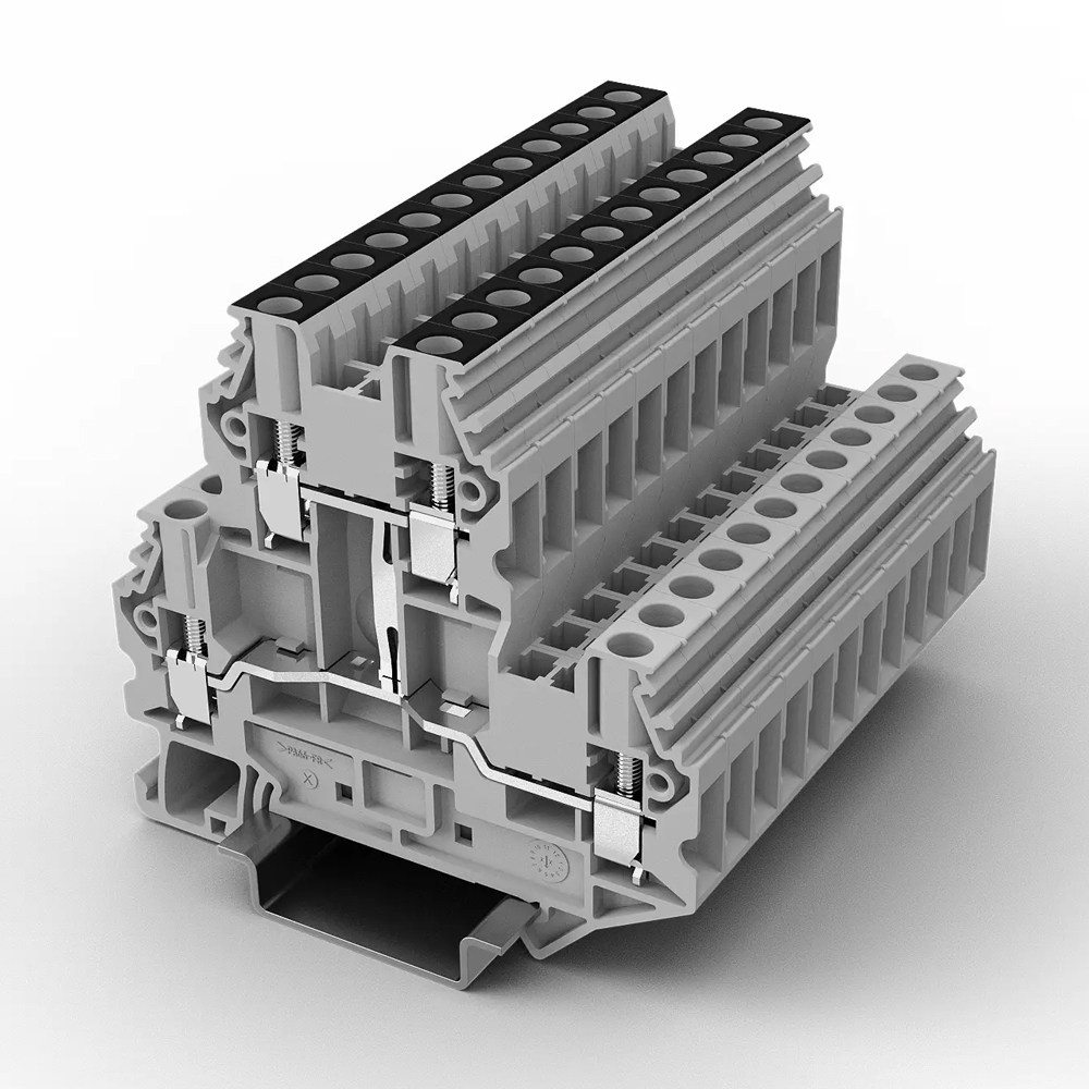Этажная клемма UUK-4/2L-GY