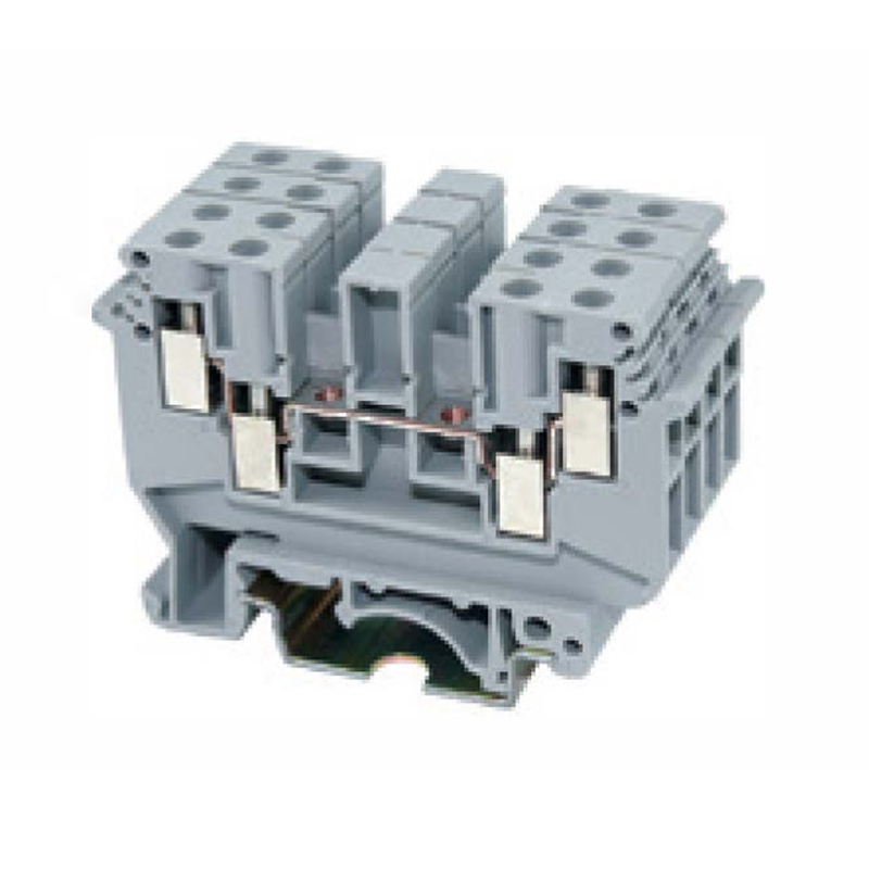 Проходная клемма JUT1-2.5/2-2-GY