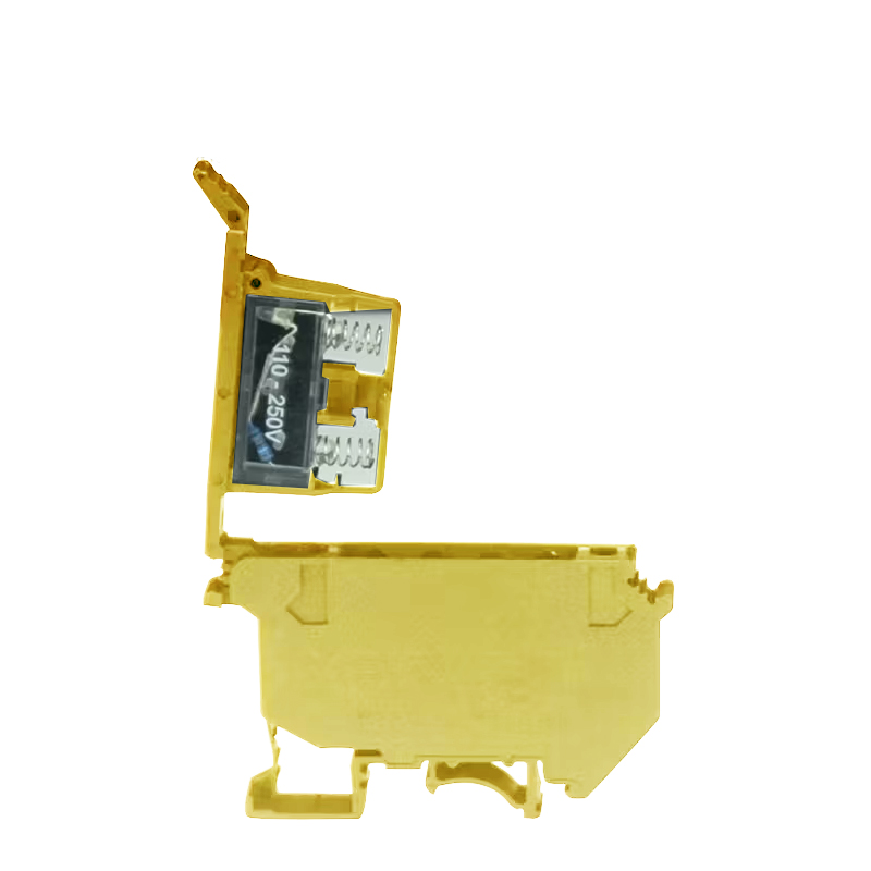 Предохранительная клемма JUT1-4RD-YL