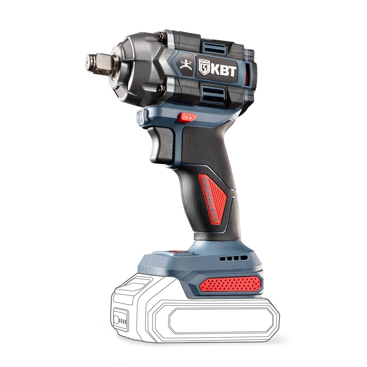 Гайковерт WB-20-350 без АКБ и ЗУ серия ПРОФИ