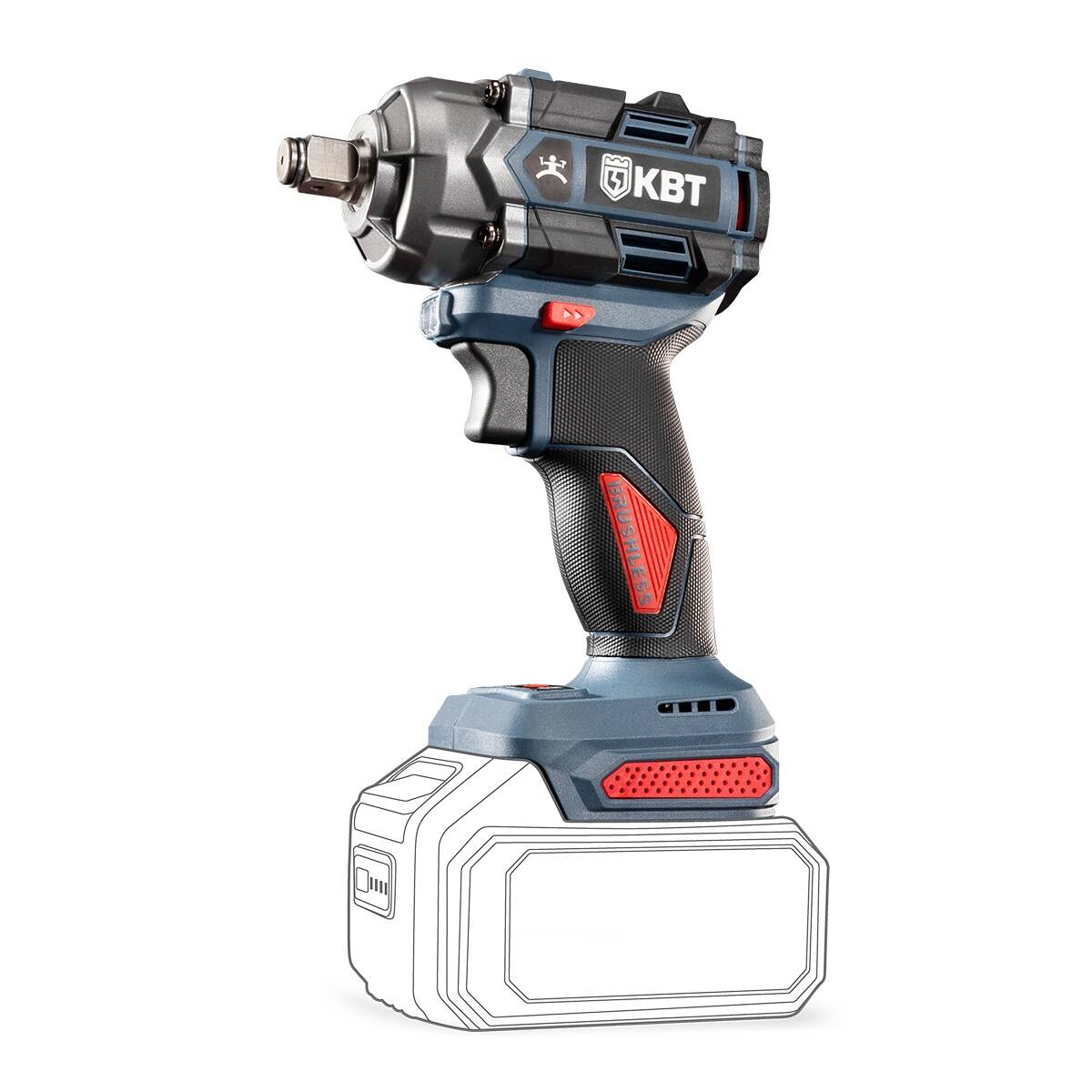 Гайковерт WB-20-500 без АКБ и ЗУ серия ПРОФИ