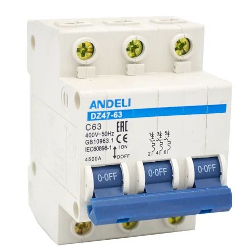 АВТ. ВЫКЛ. DZ47-63/3P 32A 4.5KA Х-КА C (