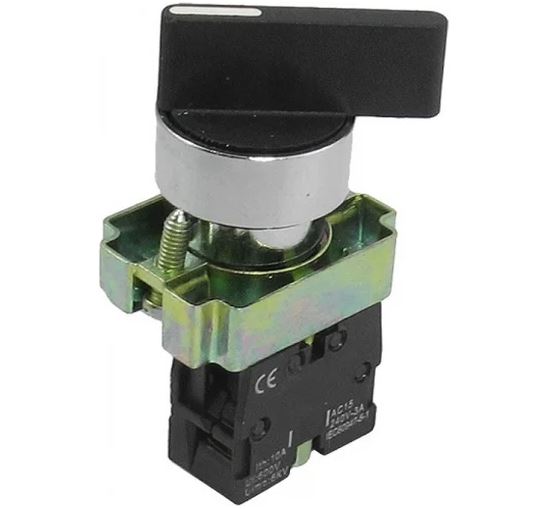 ПЕРЕКЛЮЧАТЕЛЬ XB2-BJ21 ЧЕРНЫЙ 2 ПОЛОЖЕНИ