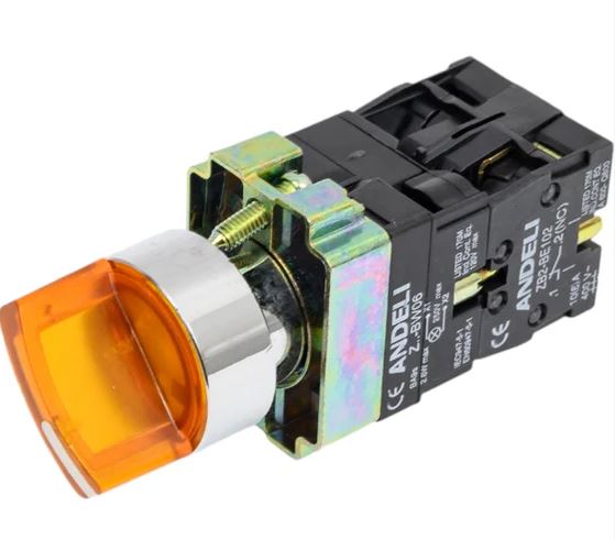 ПЕРЕКЛЮЧАТЕЛЬ XB2-BK2565 2 ПОЛОЖЕНИЯ ЖЕЛ