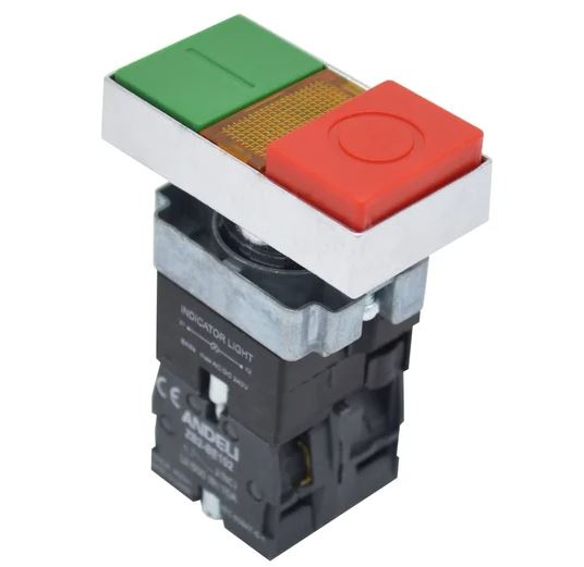 КНОПКА XB2-BW8465 "I-O" СДВОЕННАЯ С ПОДС