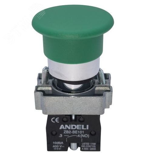 КНОПКА XB2-BС31 "ГРИБОК" БЕЗ ПОДСВЕТКИ З