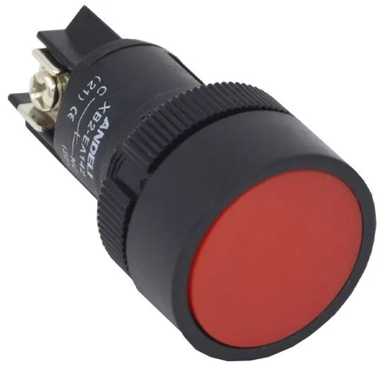 КНОПКА XB2-EA142 "СТОП" КРАСНАЯ 1Р D22ММ