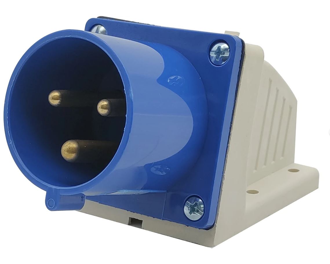 ВИЛКА СТАЦИОНАРНАЯ AM-523 32A 220V~250V