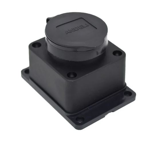 РОЗЕТКА НАСТЕННАЯ С ЗАГЛУШКОЙ КАУЧУК AM-K04