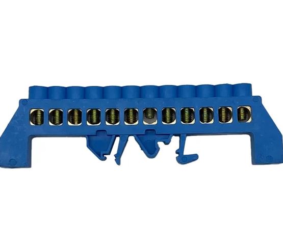 Фото товара ШИНА -N- НУЛЕВАЯ В ИЗОЛЯТОРЕ НА DIN-РЕЙК