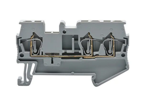 Фото товара Проходная клемма JUT3-4/1-2-GY